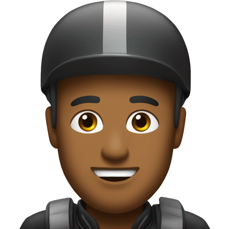 Livreur uber eat en moto emoji