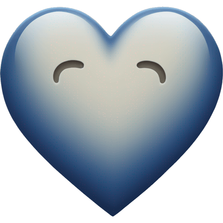 navy blue heart  emoji