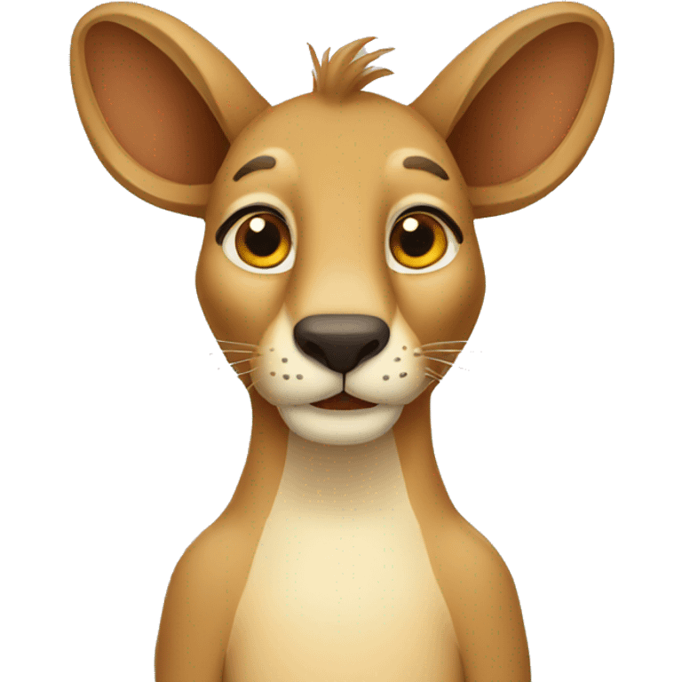 kangaroo mix lion emoji