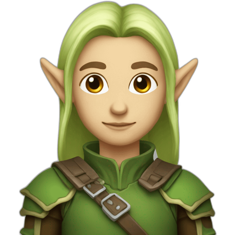 Elf ranger green emoji