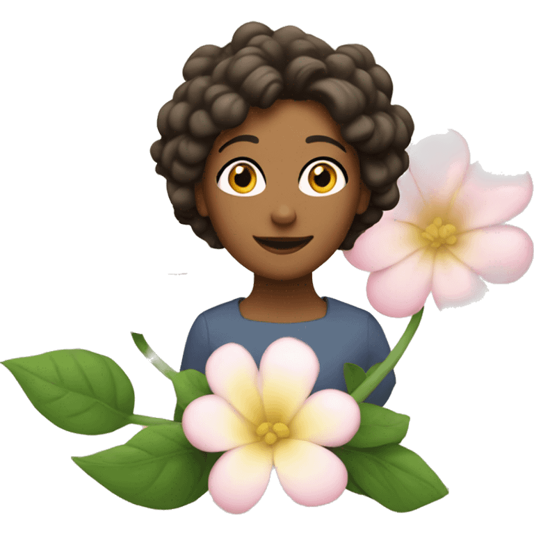 jane on a flower emoji