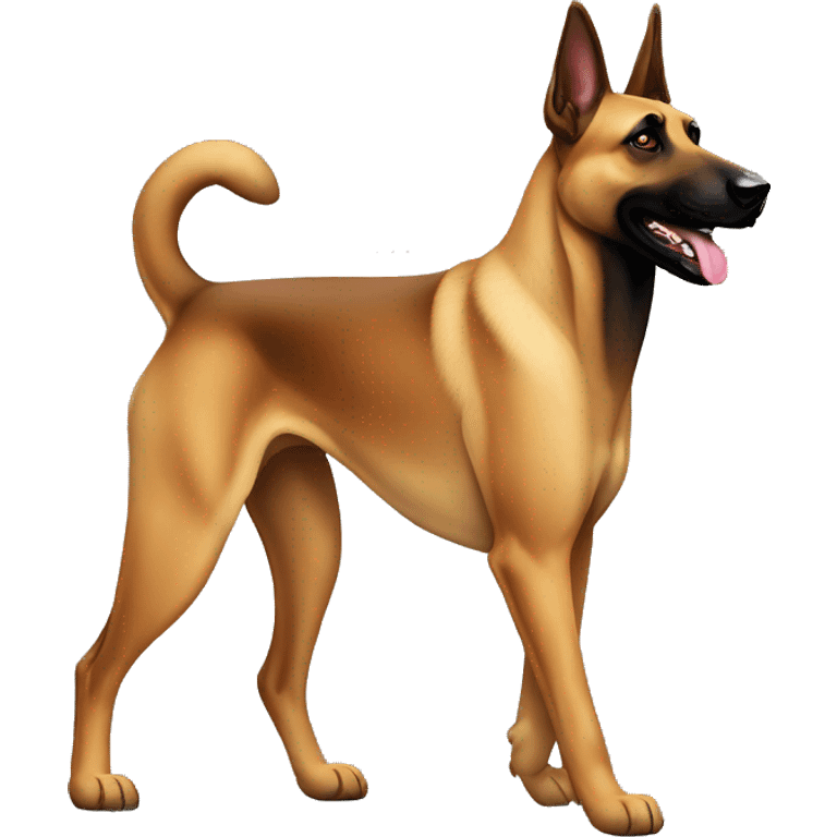 malinois dog marche, walking, marche comme un humain emoji