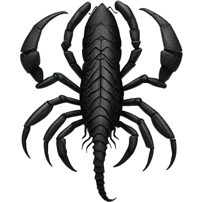 Gothic black scorpiom emoji