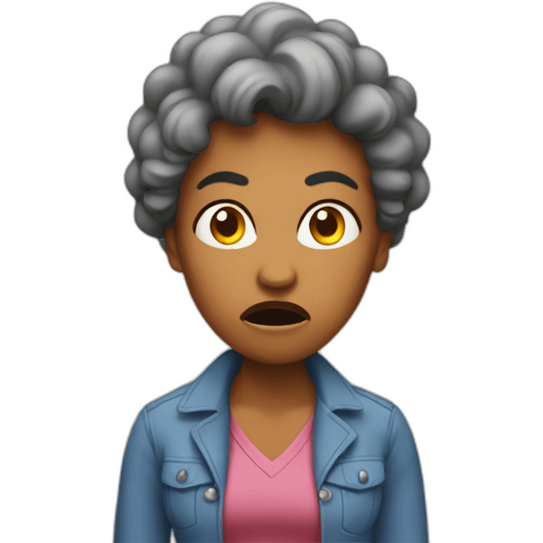 Angry mom emoji