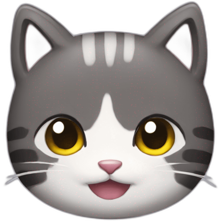 Chat kawaii emoji