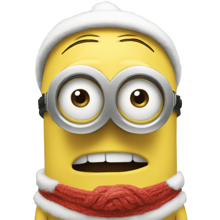 Minion at Christmas  emoji