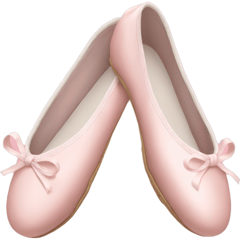 Pale pink ballet shoes emoji