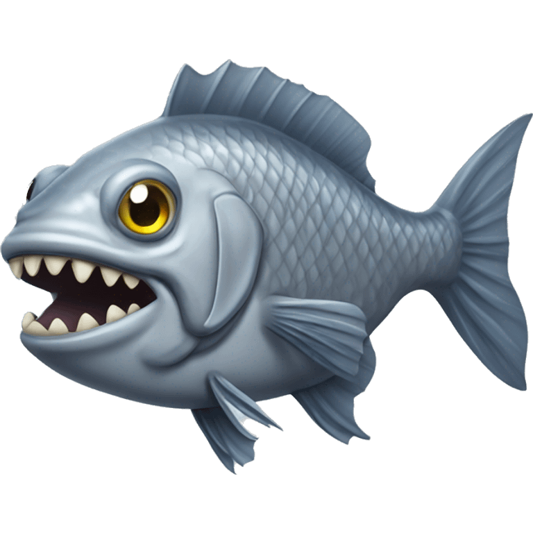 monster gray fish emoji