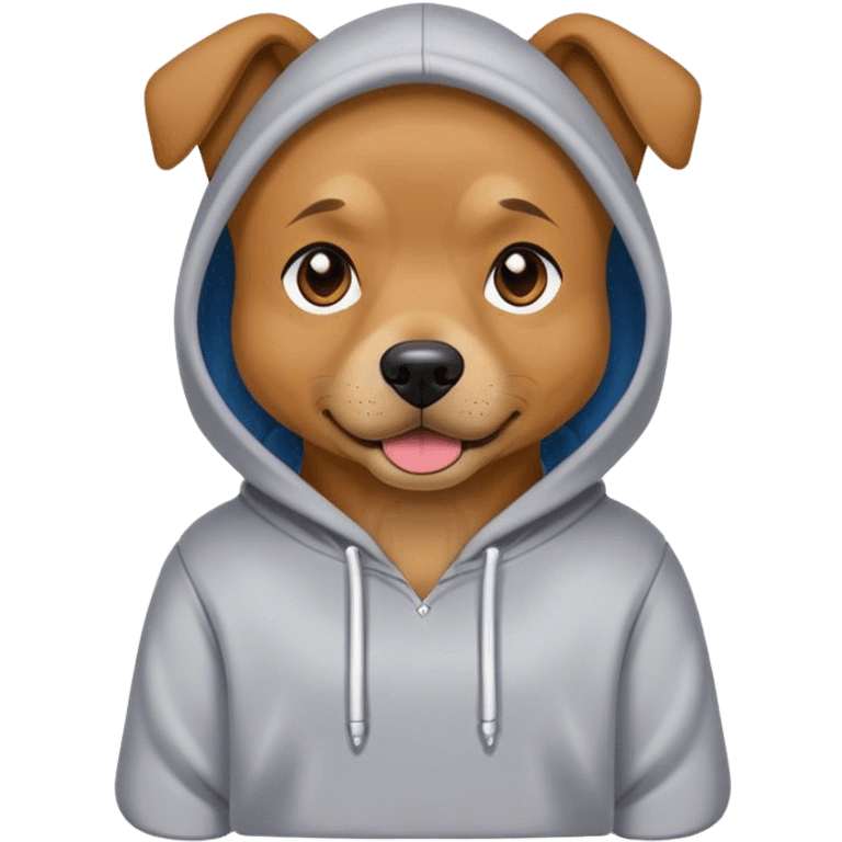 dog with hoodie  emoji