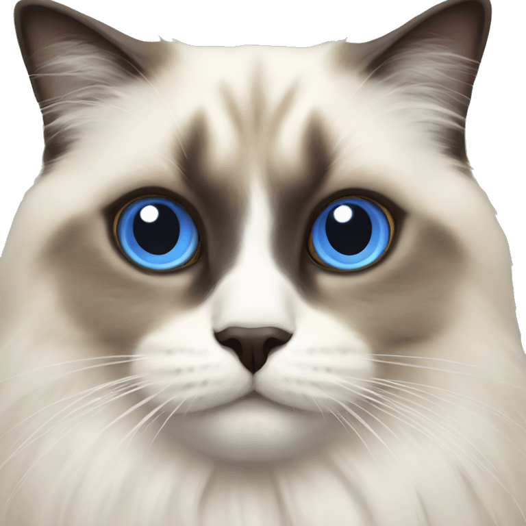 Sacred Birman cat  emoji