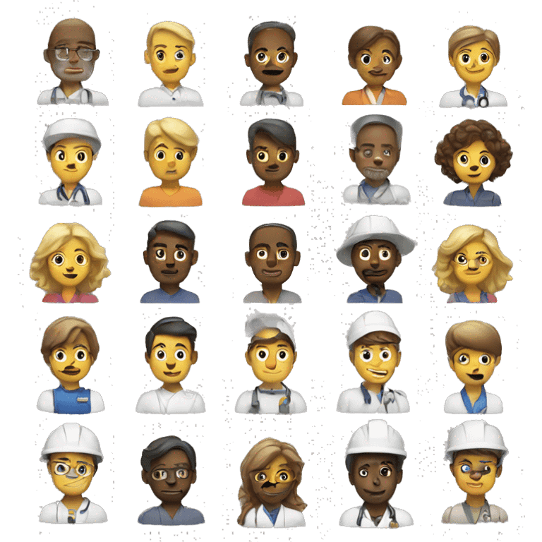 different jobs emoji