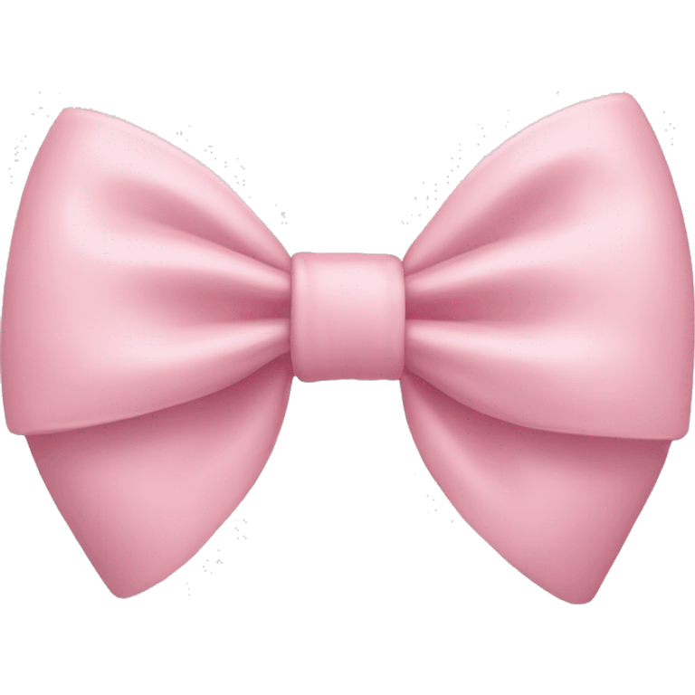 Pastel pink bow emoji