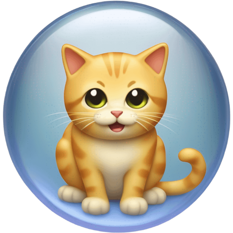 A cat with Agar emoji