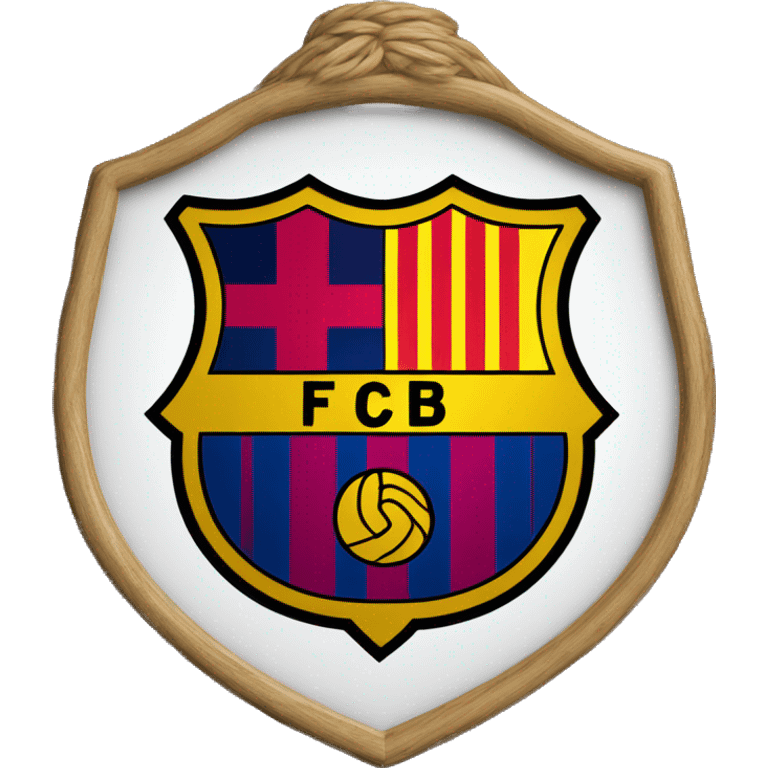 Escudo del barça emoji