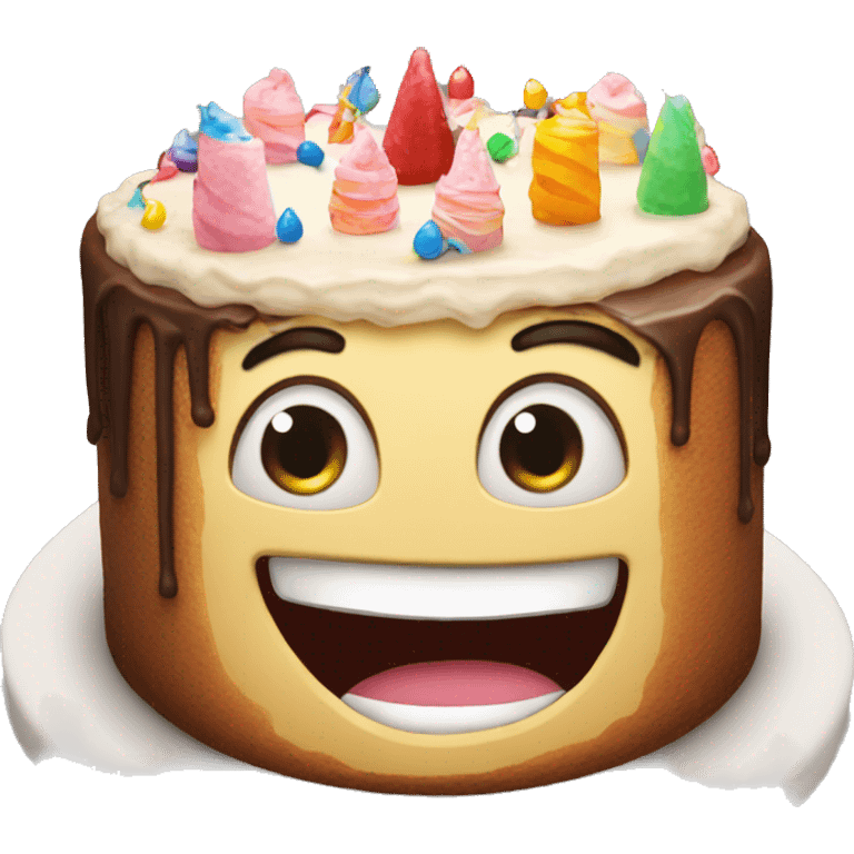 Happy birthday cake emoji