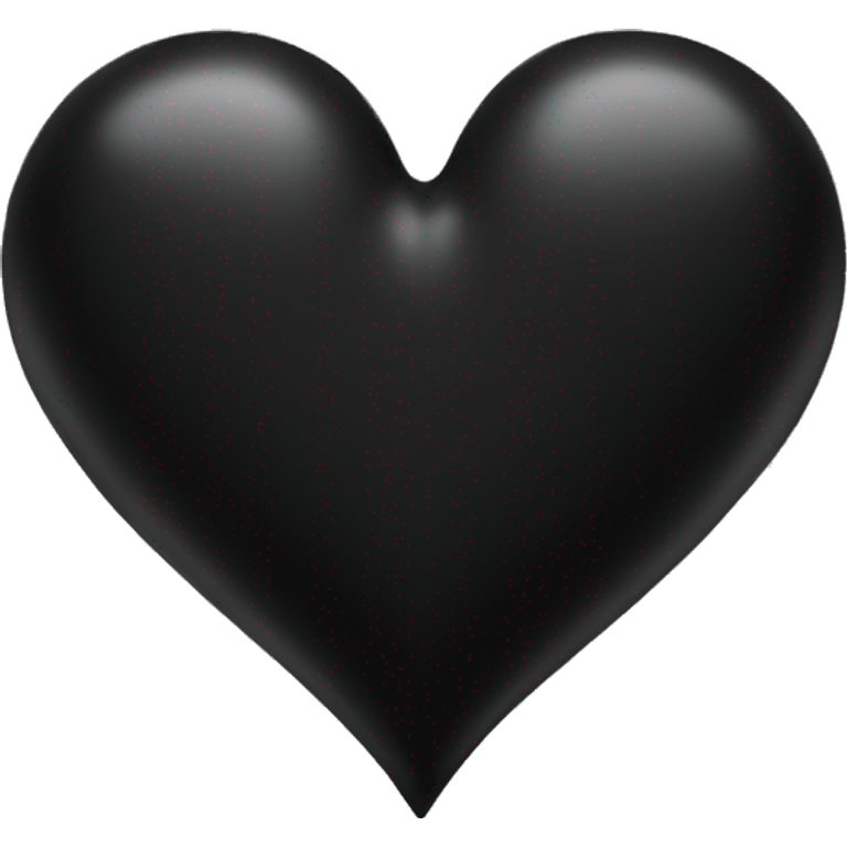 Black heart emoji