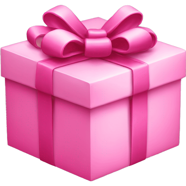 Pink gift emoji