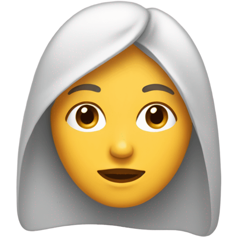 Haz un emoji de una mujer tapada  emoji