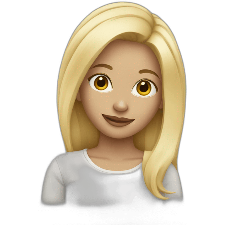 girl-blonde emoji