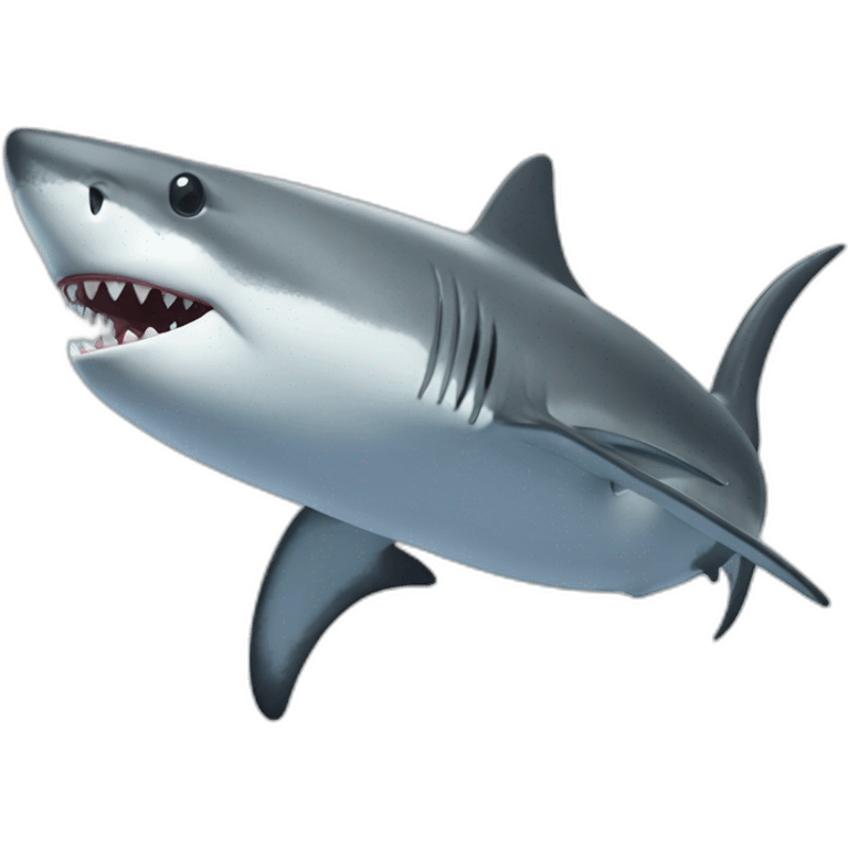 Requin qui rigole emoji