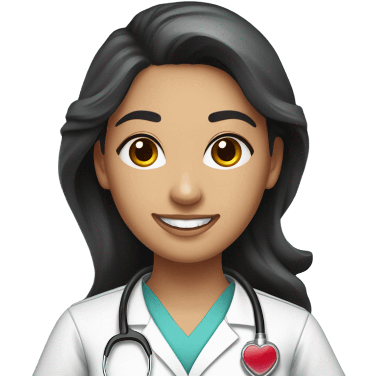 Beautiful Mexican nurse emoji