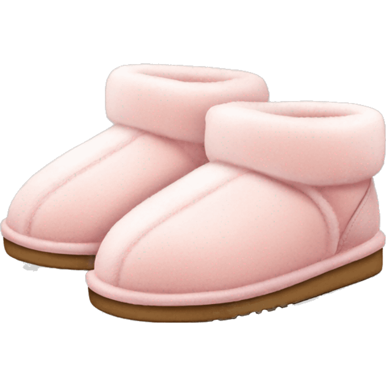 light pink ugg slippers  emoji