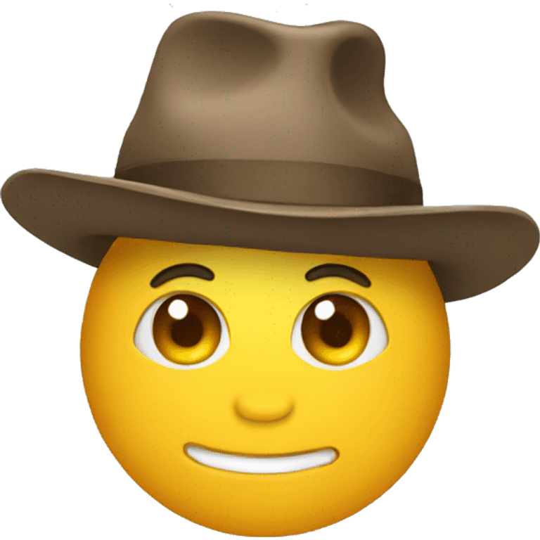 funny hat emoji