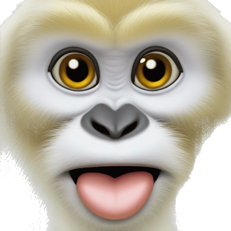 Snub nosed monkey emoji