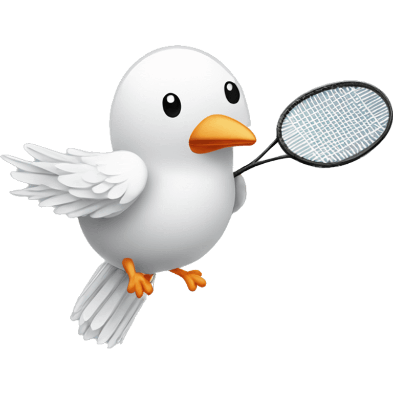 badminton birdie emoji