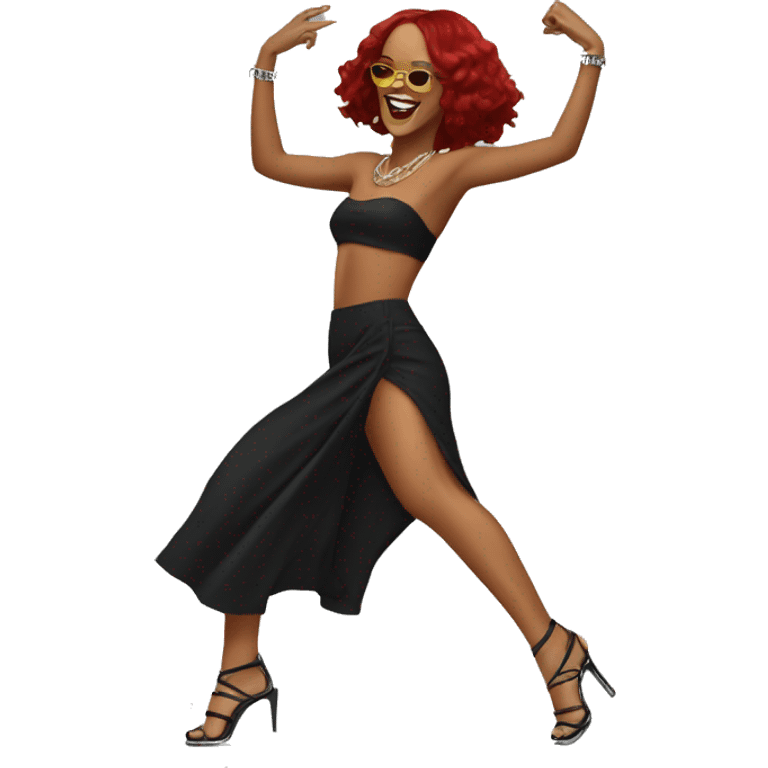 Rihanna dancing emoji