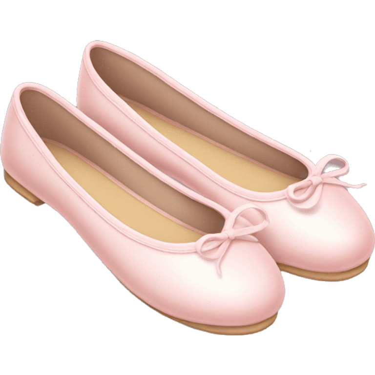 Pale pink ballet shoes emoji