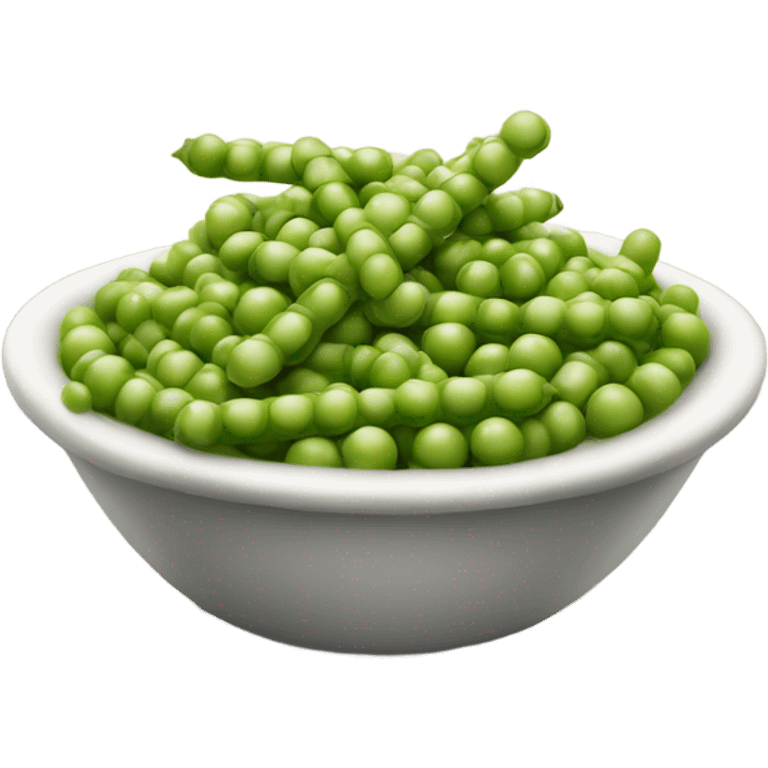 Bucatini with some peas emoji