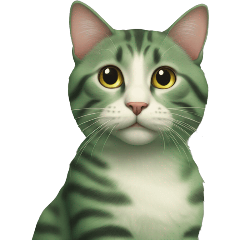 cat, GREE emoji