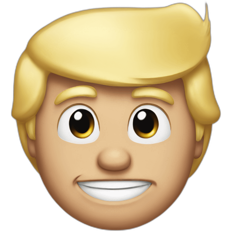 Donald Trump with mickey ears emoji