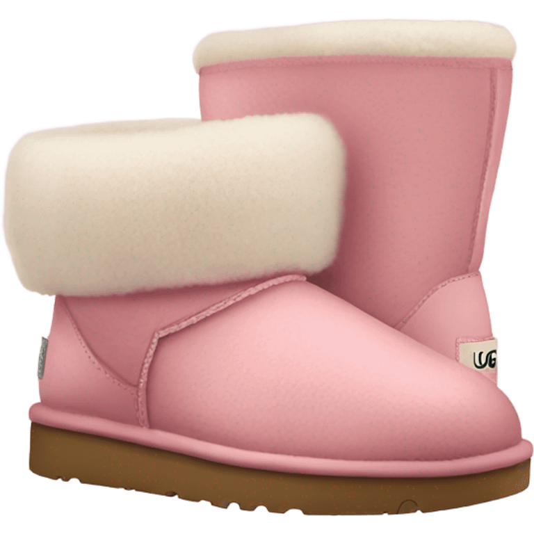 Pink uggs emoji