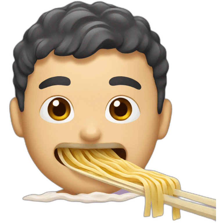 eat a ramen emoji