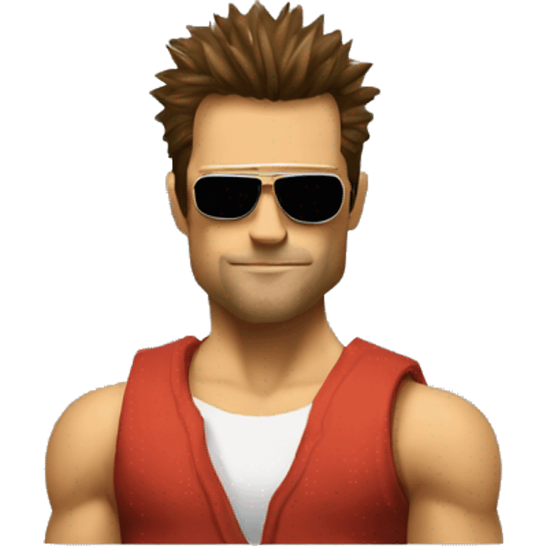 Tyler Durden's pumped up emoji