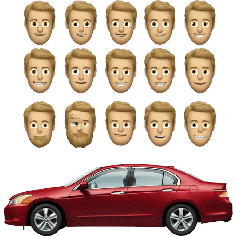 2007 Honda accord red emoji