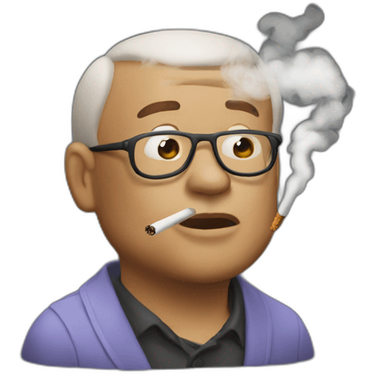 Franklin Chang smoking  emoji