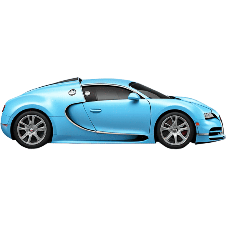 Light blue Bugatti emoji