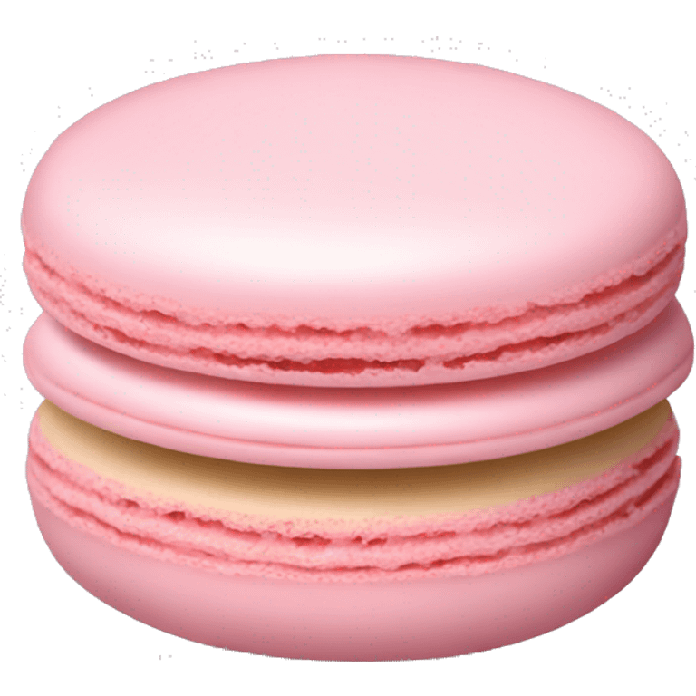 Light pink macaron emoji