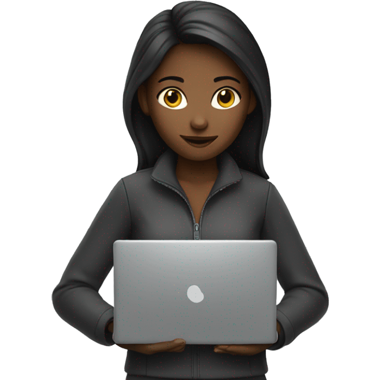 girl with laptop  emoji