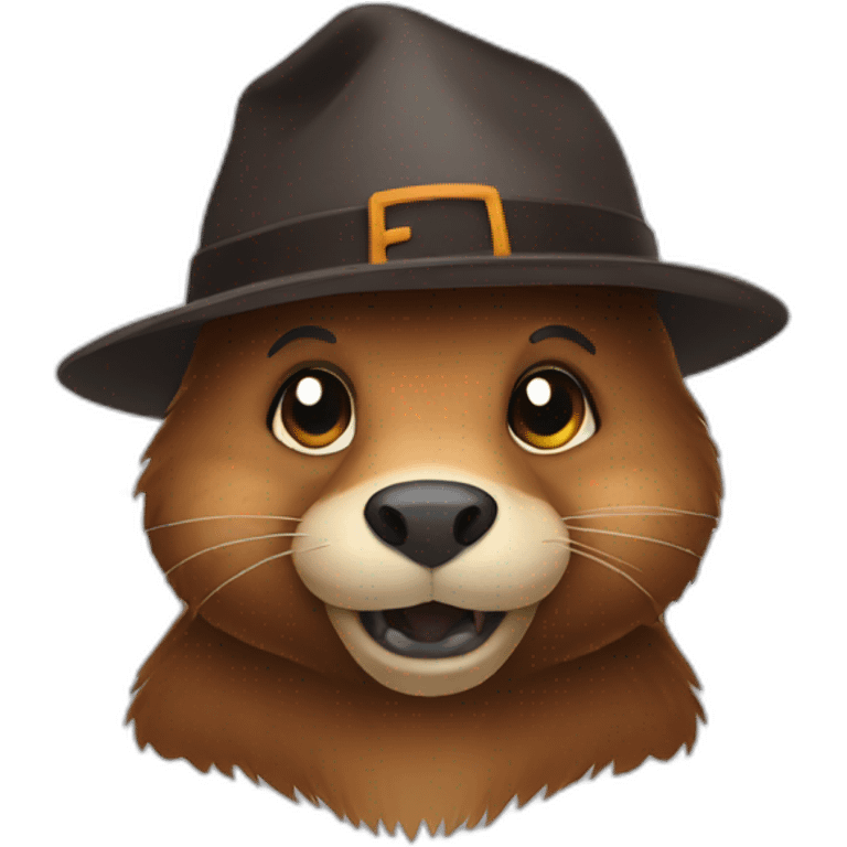 halloween beaver emoji