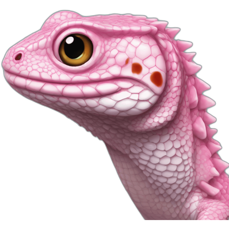 tegu lizard pink emoji