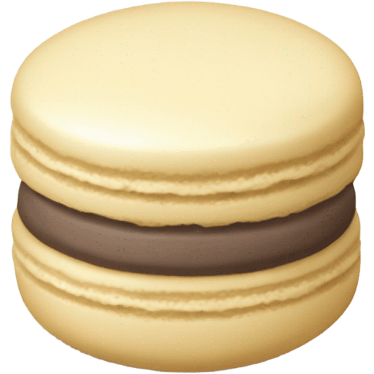 Vanilla macaroon emoji