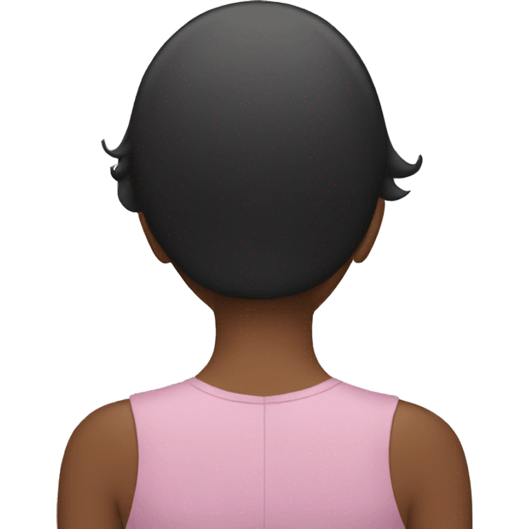 woman from behind emoji