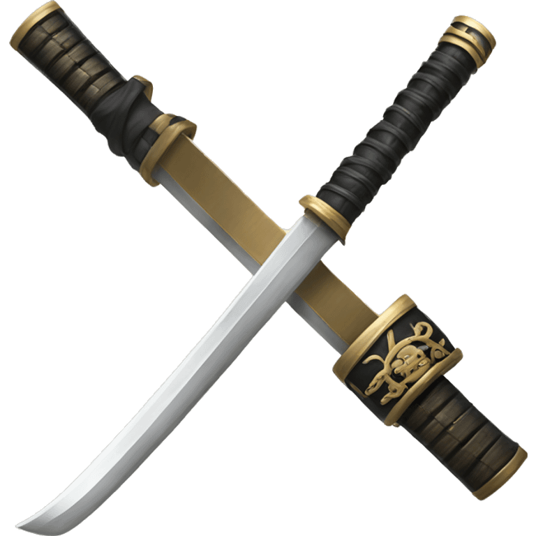 Japanese samurai sword emoji