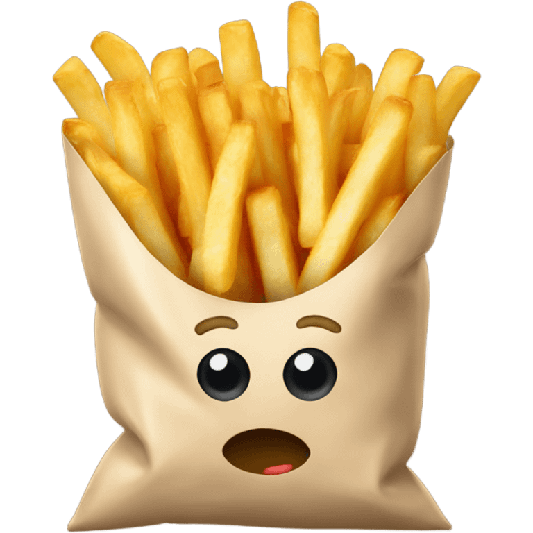 Fries in the bag emoji