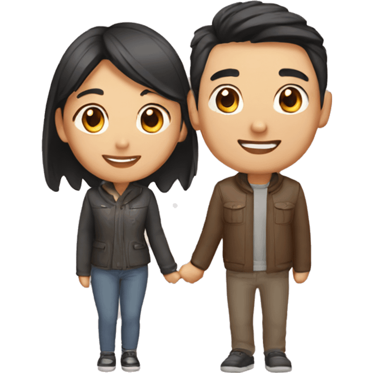 asian couple emoji