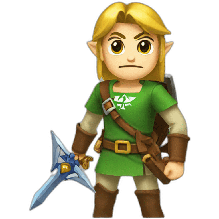 Link Zelda triforce emoji